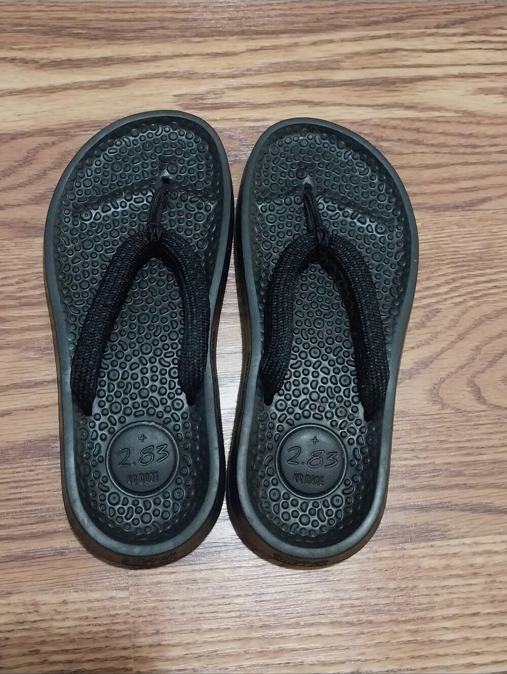 Allbirds Sugar Zeffer Flip Flop Sandals Women Size 7 Black Thong Ssndal